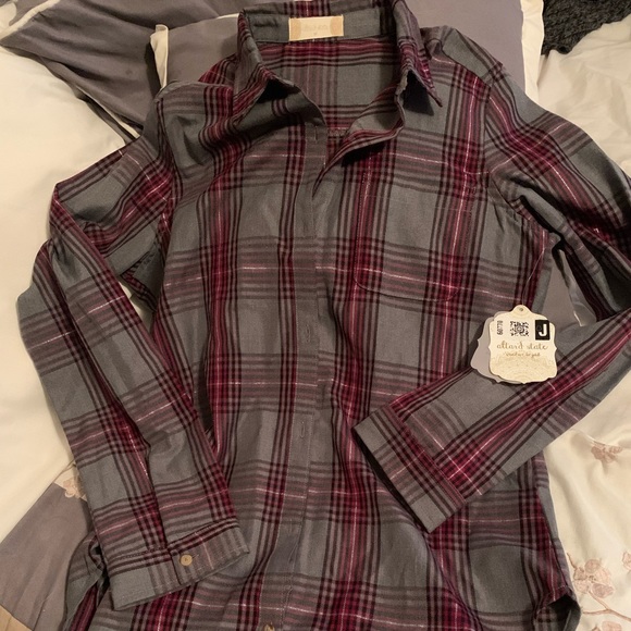 NWT alter’d state plaid shirt! - Picture 1 of 3